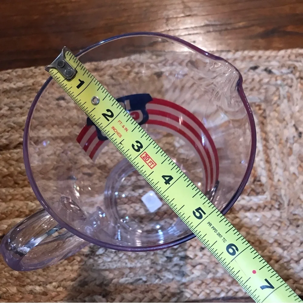 🍺Crate & Barrel Acrylic Beer Pitcher